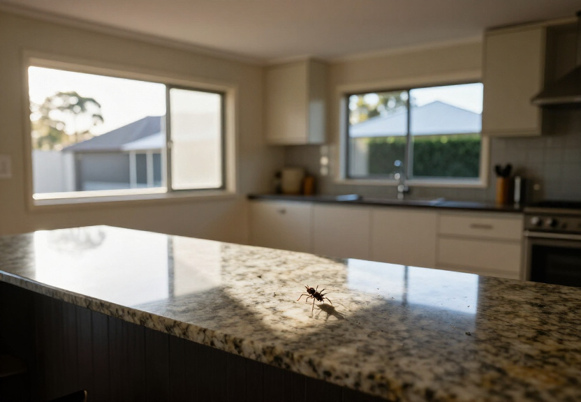 Spider-free roof void in Whale Beach after pest control
